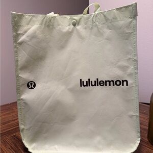 Lululemon Light Green Tote Bag